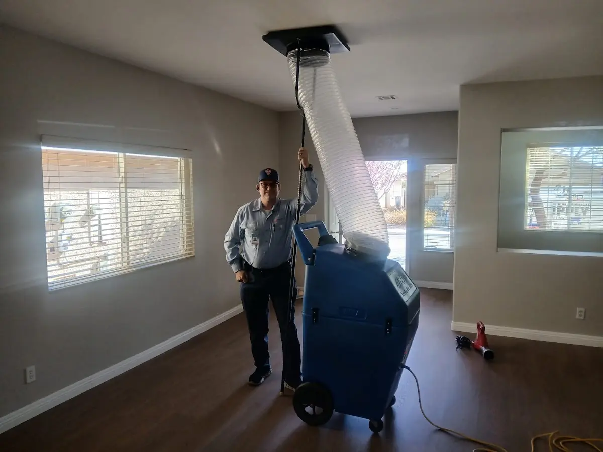 Professional Dryer Vent Cleaning work inside a South Park home